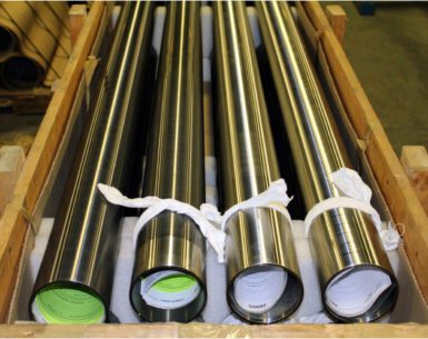 A new batch of pressure tubes