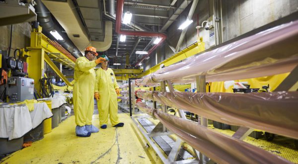 New calandria tubes at Darlington Nuclear Generating Station.