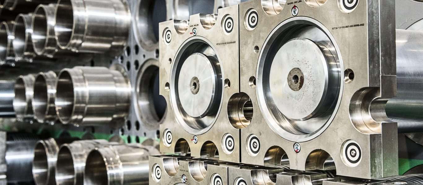 "Thumb tacks" inserted into a nuclear reactor face tube bore holes during refurbishment for tools to latch on and to protect workers.