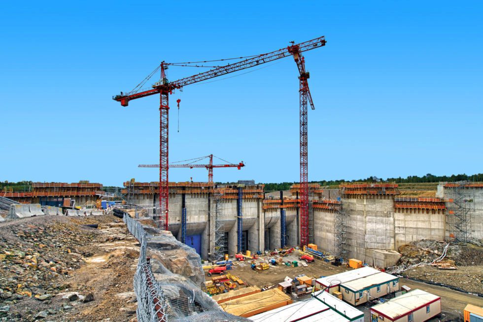 A Lower Mattagami project construction site.