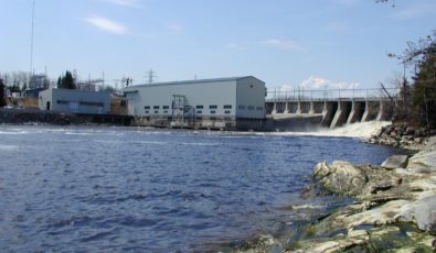 A photo showing Ear Falls Generating Station