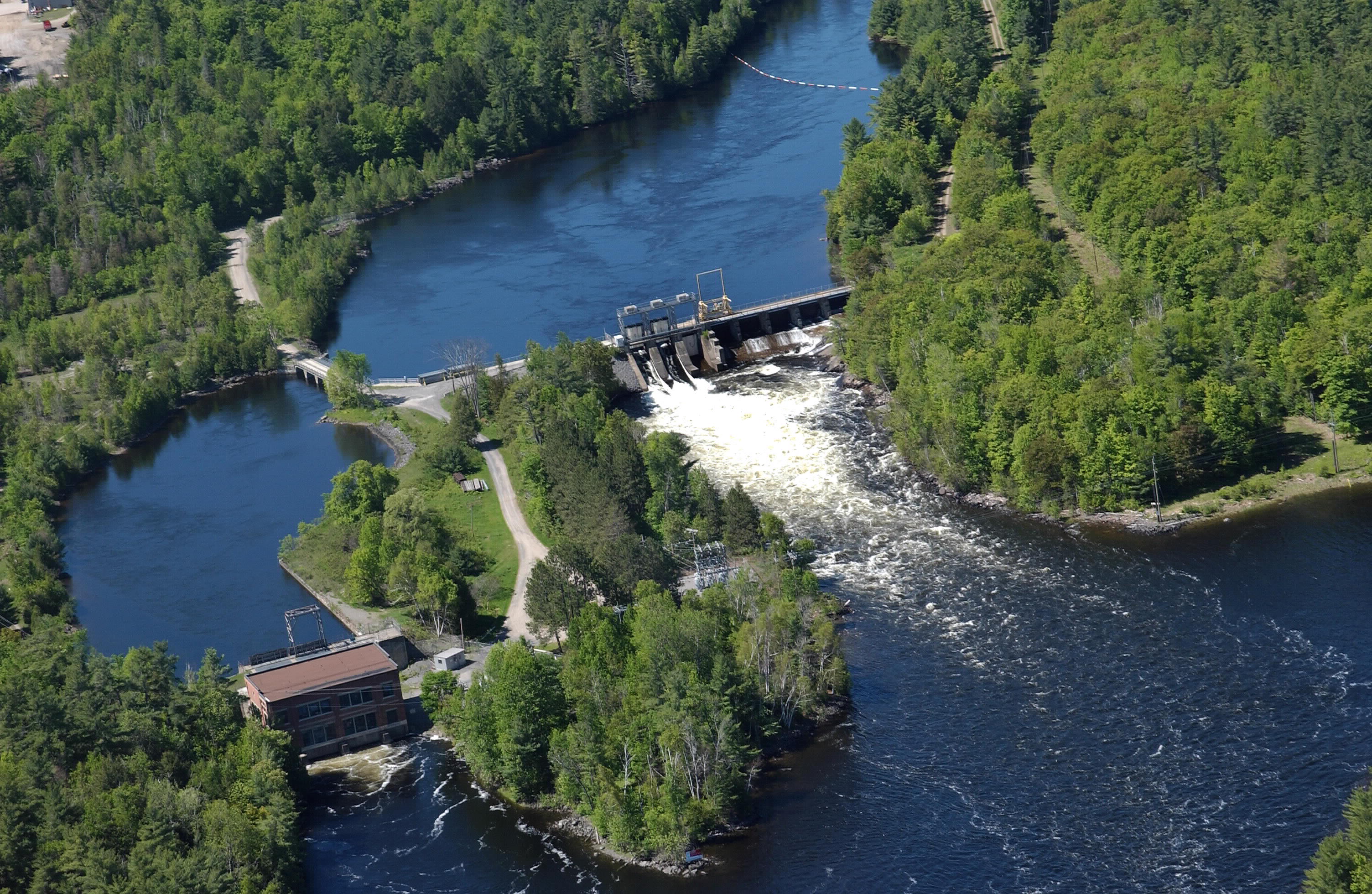 The original Calabogie Generating Station in eastern Ontario.