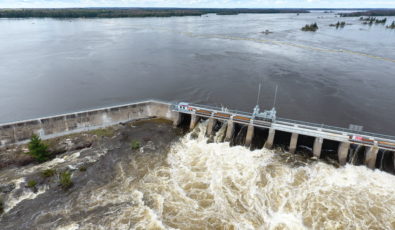 A view of OPG's Chats Falls Generating Station