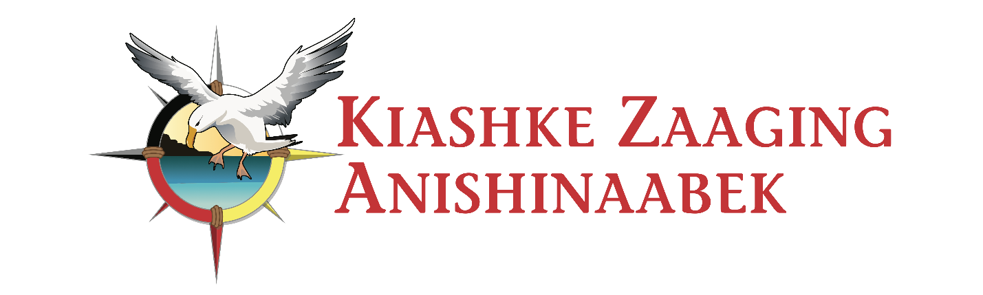 Kiashke Zaaging Anishinaabek logo