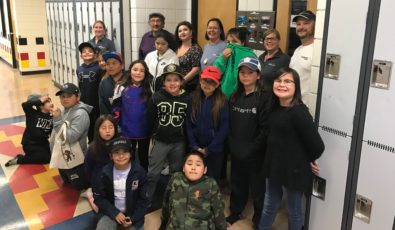 OPG staffers with students from the Moose Cree community. This summer, OPG proudly supported "Reading is Cool" camps in the communities of Wabaseemoong and Moose Cree First Nation.