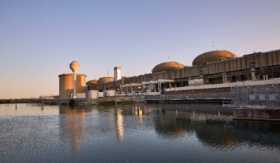 Sunrise at Pickering Nuclear Generating Station