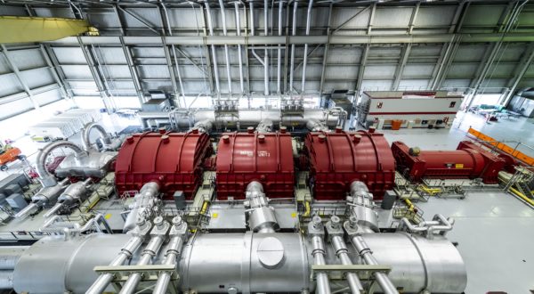 A view of the Unit 1 turbine hall at Darlington Nuclear GS. Unit 1 has set a new world record for continuous operation by a nuclear power reactor.