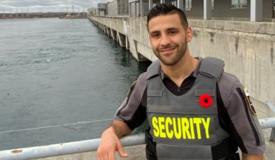 OPG's Tony Luis is a professional boxer and security officer at R.H. Saunders Generating Station in Cornwall.