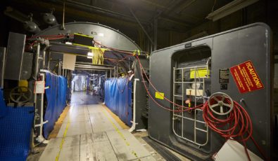 A reactor vault equipment airlock at Darlington Nuclear Generating Station.