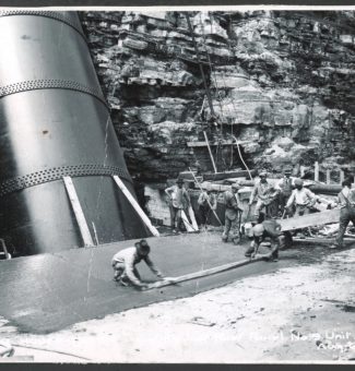 It required about 10,000 workers to build the Sir Adam Beck I GS, then called the Queenston-Chippawa Hydroelectric Plant.