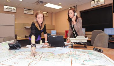 Members of OPG's Emergency Preparedness team take part in a planned drill