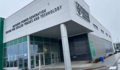 Durham College's Ontario Power Generation Centre for Skilled Trades and Technology.