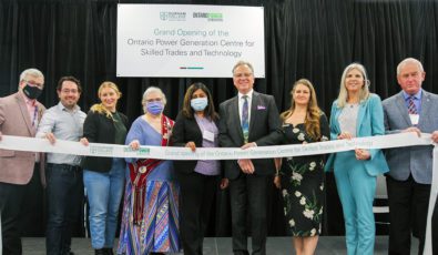 On April 21, Durham College and its partners held the grand opening of the new Ontario Power Generation Centre for Skilled Trades and Technology.