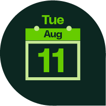 Tuesday, Aug. 11