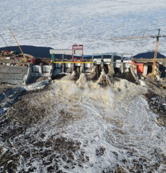 Spring Freshet during Construction, April/May 2022