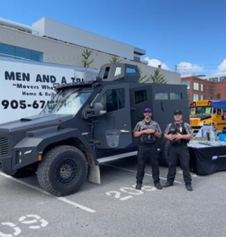 Oshawa Tribute Community Centre’s Touch-a-Truck event.