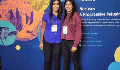 Sundeep and Suveen Thandi are twin sisters and red seal-certified welders who are flourishing in their roles on the Darlington Refurbishment project.