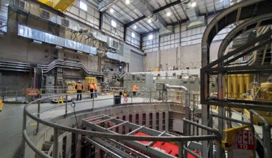 A look inside the new Calabogie Generating Station powerhouse.