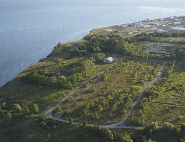 Darlington nuclear from above