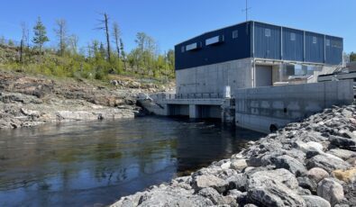 OPG's brand-new Calabogie Generating Station on the Madawaska River is now generating about 10.7 MW of clean power.