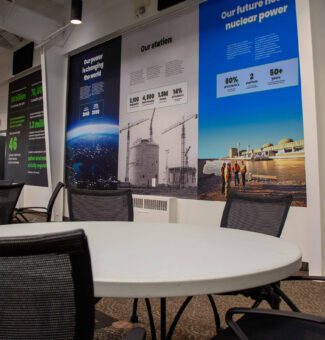 Inside the Pickering Nuclear Information Centre