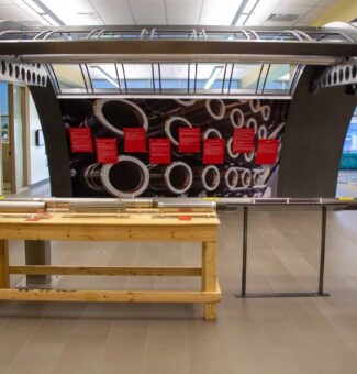 Inside the Darlington Nuclear Information Centre
