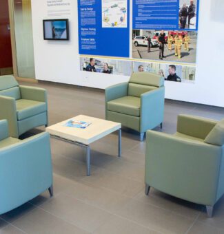 Inside the Darlington Nuclear Information Centre