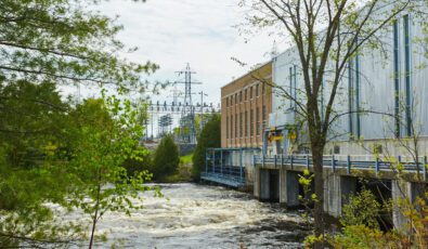 OPG's Barrett Chute hydro station in eastern Ontario.