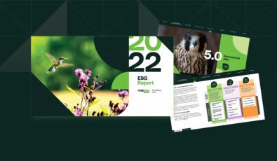 A view of the cover of OPG's 2022 ESG Report