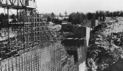Stewartville Generating Station under construction.
