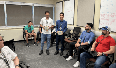 The bright students brought their creative ideas to a cross-functional panel of OPG judges.