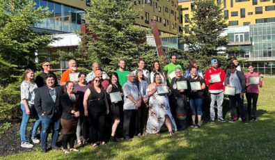 DNNP team members attended Curve Lake First Nation’s Archaeological Liaison training graduation at Trent University in May