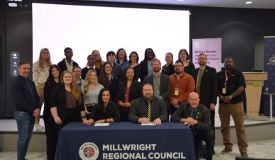 The specialized Introduction to Millwrighting course focuses on safety fundamentals, instruction in the millwright trade, and preparation for the aptitude test required to enter the millwright union.