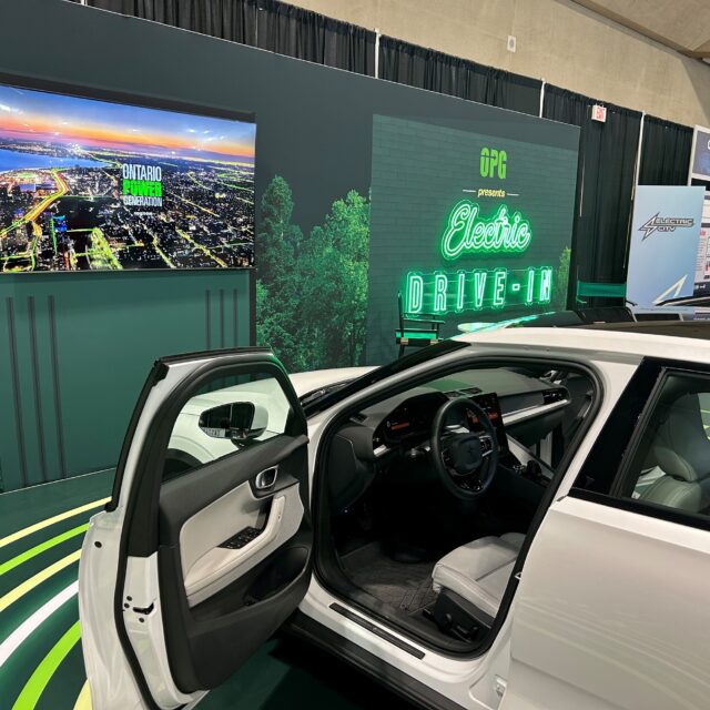 OPG's Electric Drive-in experience at the 2024 Canadian International AutoShow.