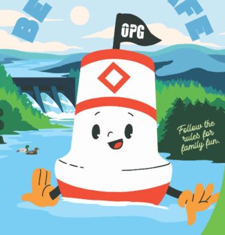 Meet Bobbi the Buoy, OPG's new hydro dam safety champion.