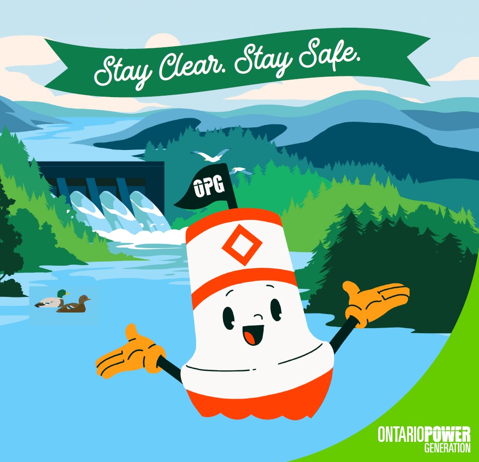Bobbi the Buoy says: Stay clear, stay safe, and be dam safe!