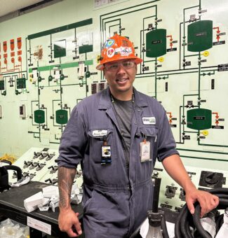 Brandon Johnson is an Electrical and Control Technician at OPG's Pickering Nuclear Generating Station.