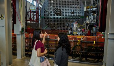 Visitors take a look at the full-scale reactor mock-up at the Darlington Energy Complex during OPG's 2024 Community Power Expo. More than 3,200 members of the public attended the annual event.