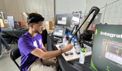 Dawson D'Silva recently completed a 16-month professional internship with OPG’s Advanced Inspection and Maintenance (AIM) division in Pickering.