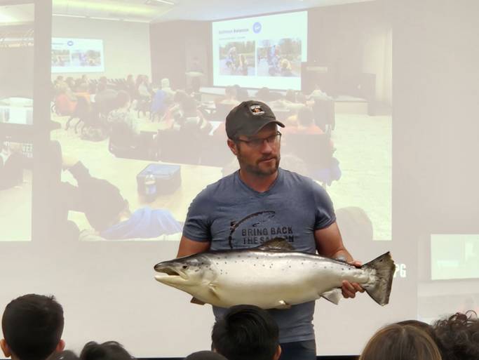 Educational session for local students