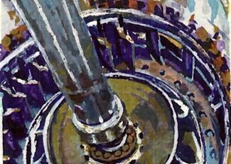 Ivy's depiction of one of the generating units at OPG's Otto Holden GS.
