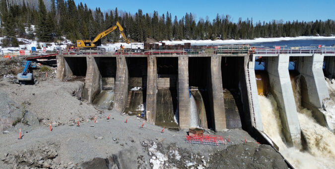 April 2025 at Frederick House Lake Dam Project