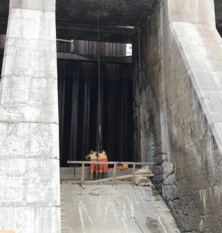 Anchor plate installation