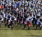 Scottish bag pipers