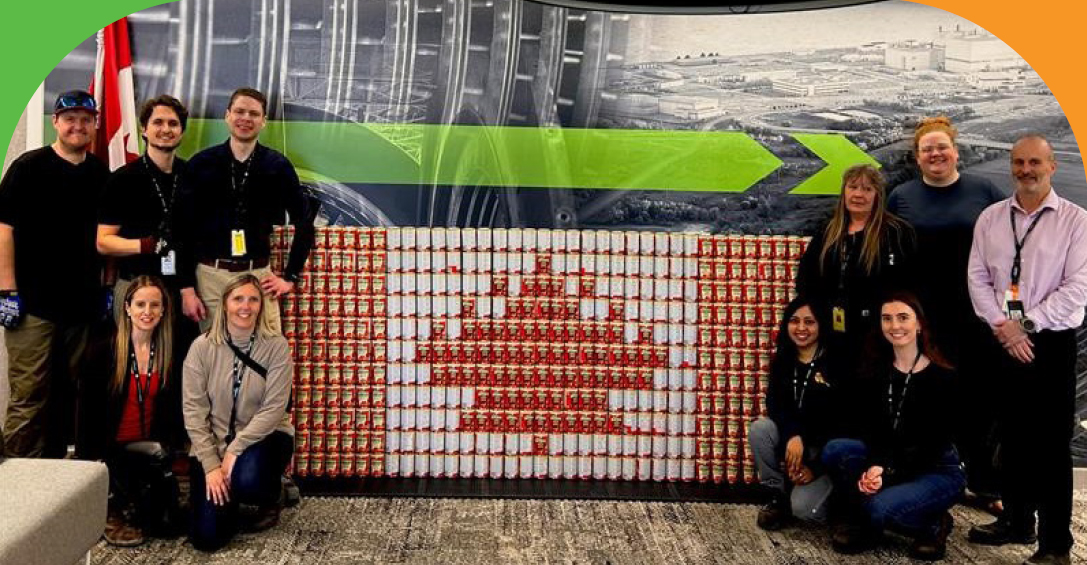 OPG team during build what you CAN challenge