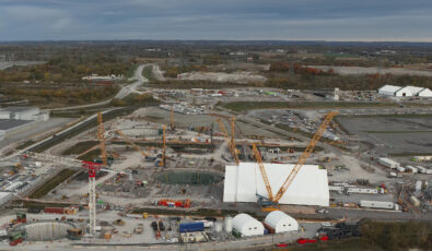 The site of the Darlington New Nuclear Project in Clarington, Ontario.