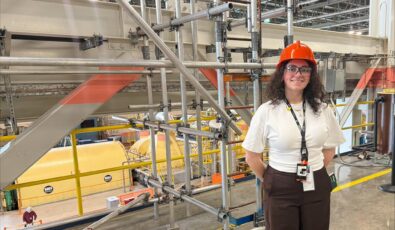 Joelle Korkomaz, a Mechanical Engineering student at Nova Scotia’s Dalhousie University, is an intern in Pickering Nuclear’s Refurbishment Component Engineering department.