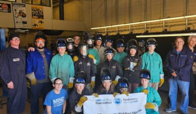 Outside of work, Erik strives to help young people find their own calling in welding and skilled trades, including through his work with the CWB Welding Foundation's Mind Over Metal camp.