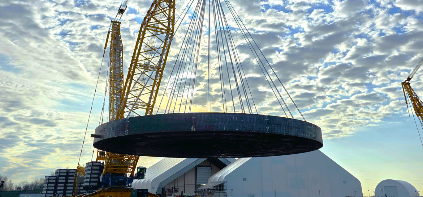 Construction activity at OPG's Darlington New Nuclear Project site location in Clarington