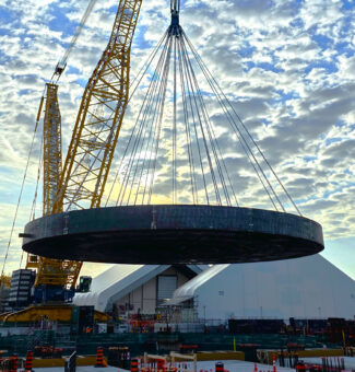 Construction activity at OPG's Darlington New Nuclear Project site location in Clarington